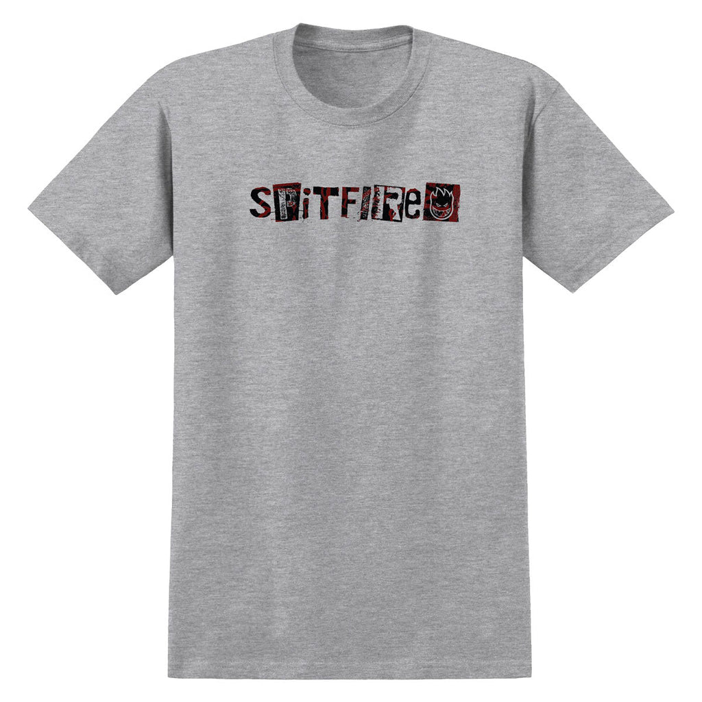 Spitfire Ransom Fill T-Shirt - Heather Grey