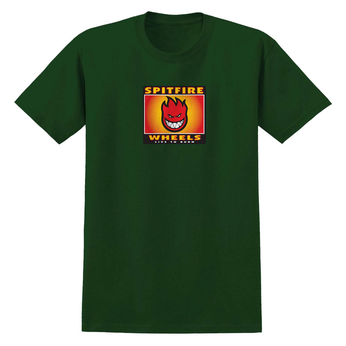 Spitfire Bighead Box T-Shirt - Forest