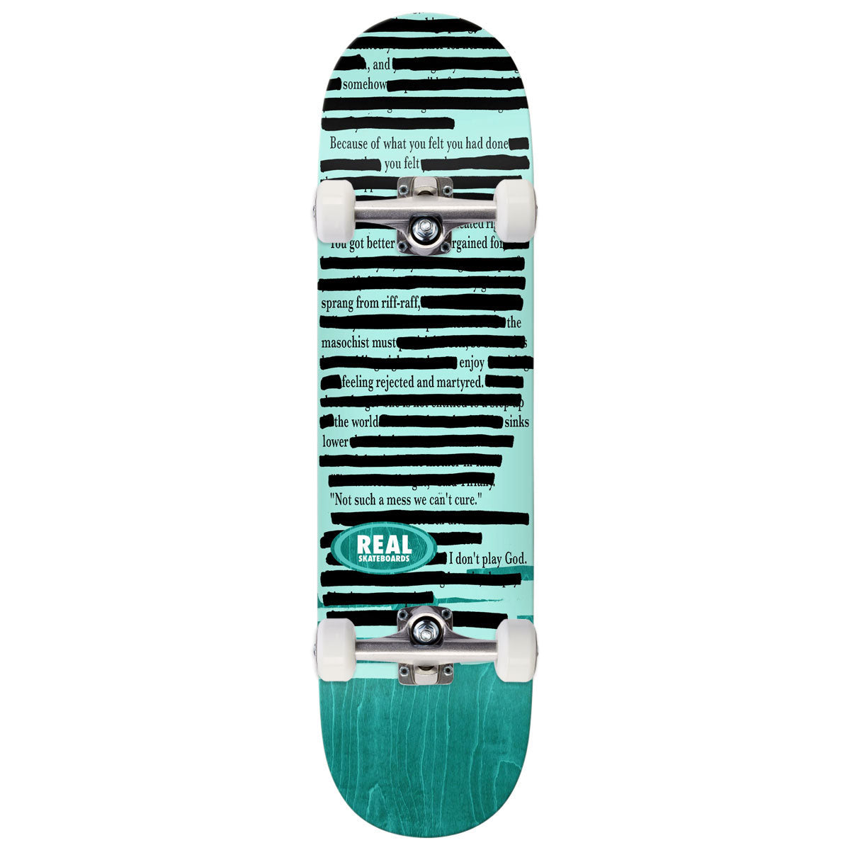Real Team Non-Fiction Skateboard Complete - 8.12"