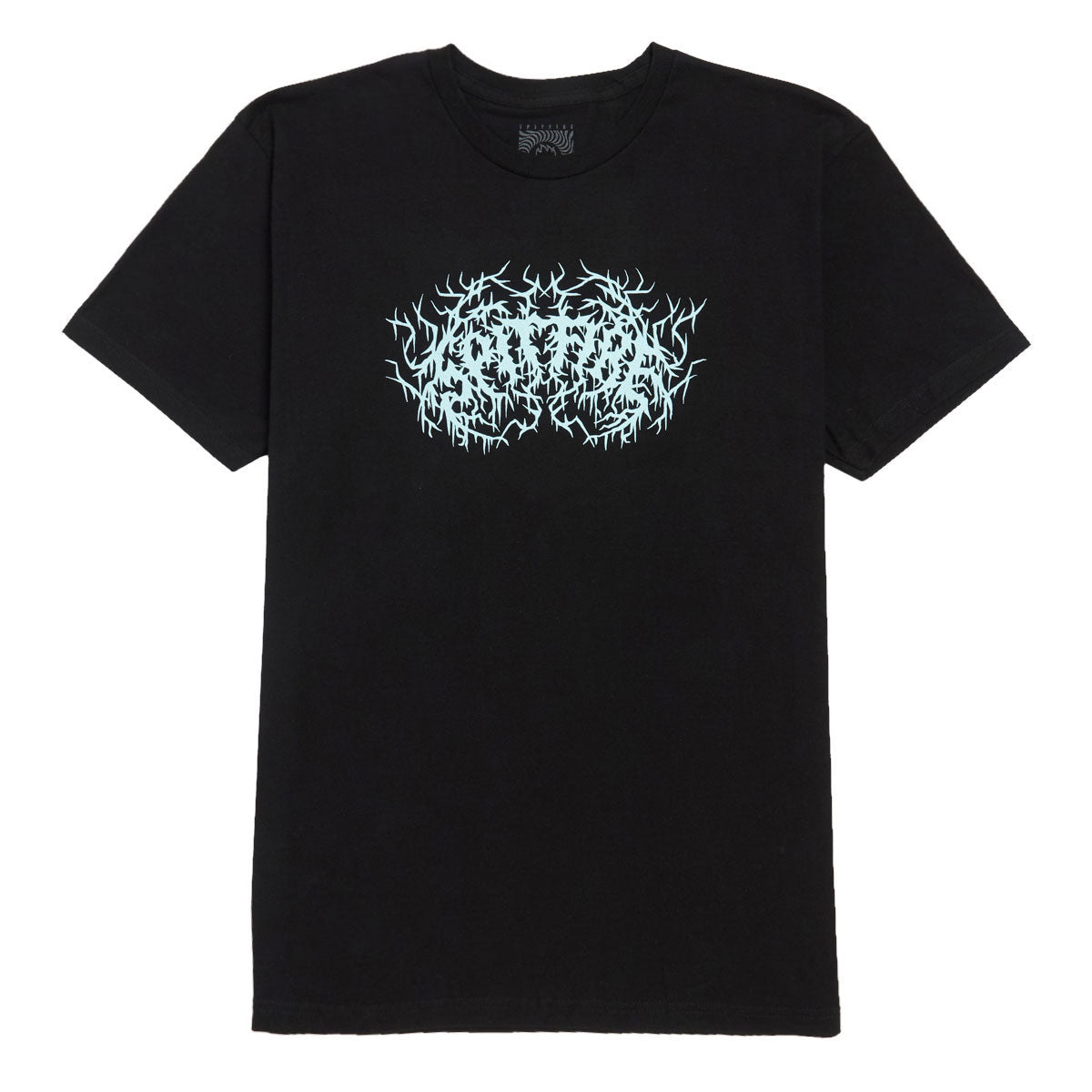 Spitfire Deathmask Script T-Shirt - Black/Glow