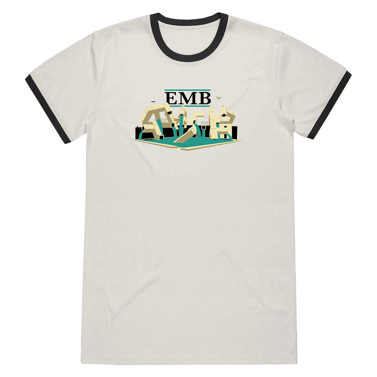 Real EMB T-Shirt - Natural/Black