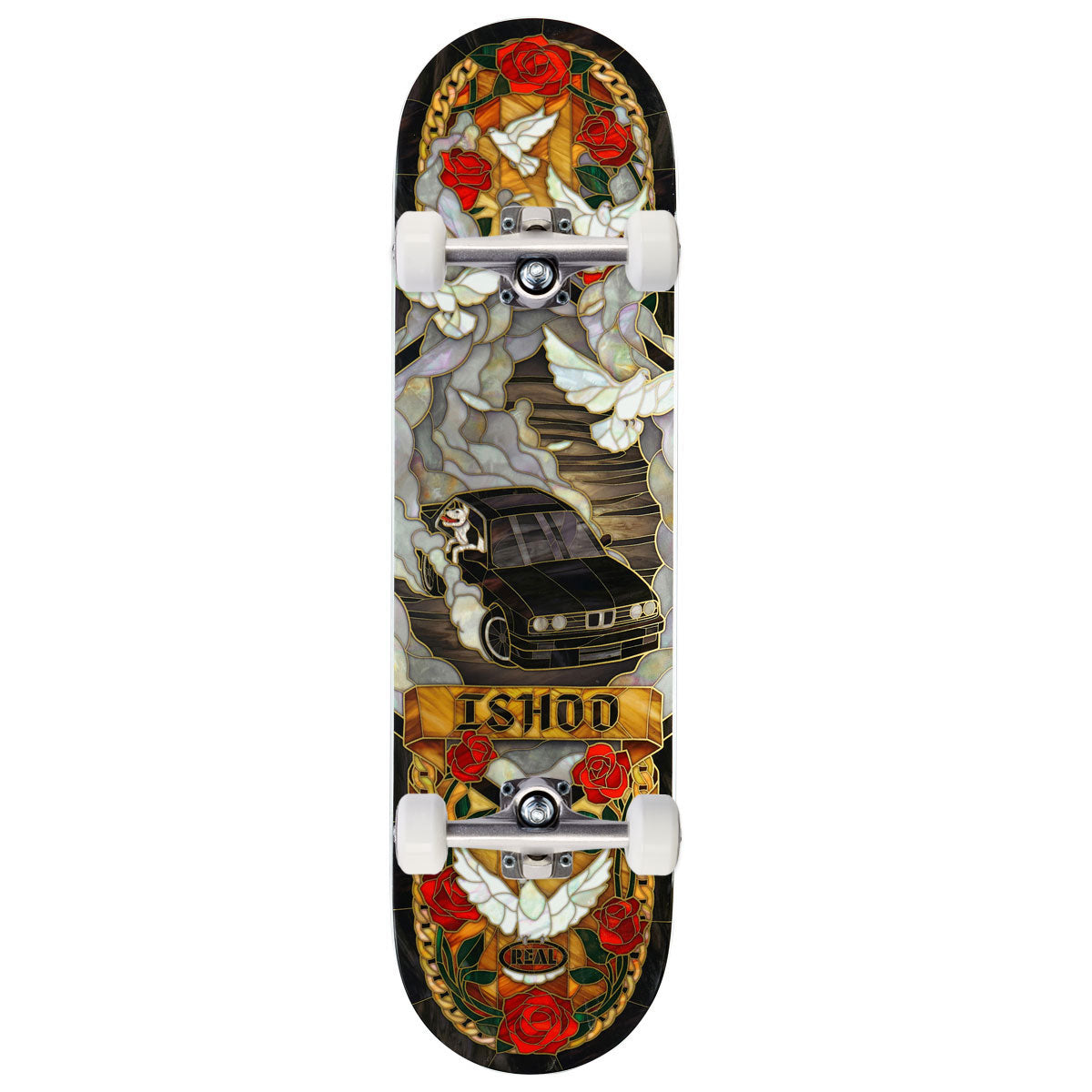 Real Ishod Cathedral Twin Tail Skateboard Complete - 8.50"