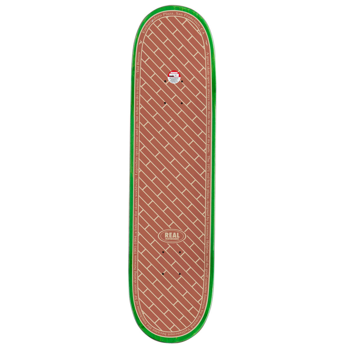 Real EMB Team Skateboard Complete - White - 8.25"