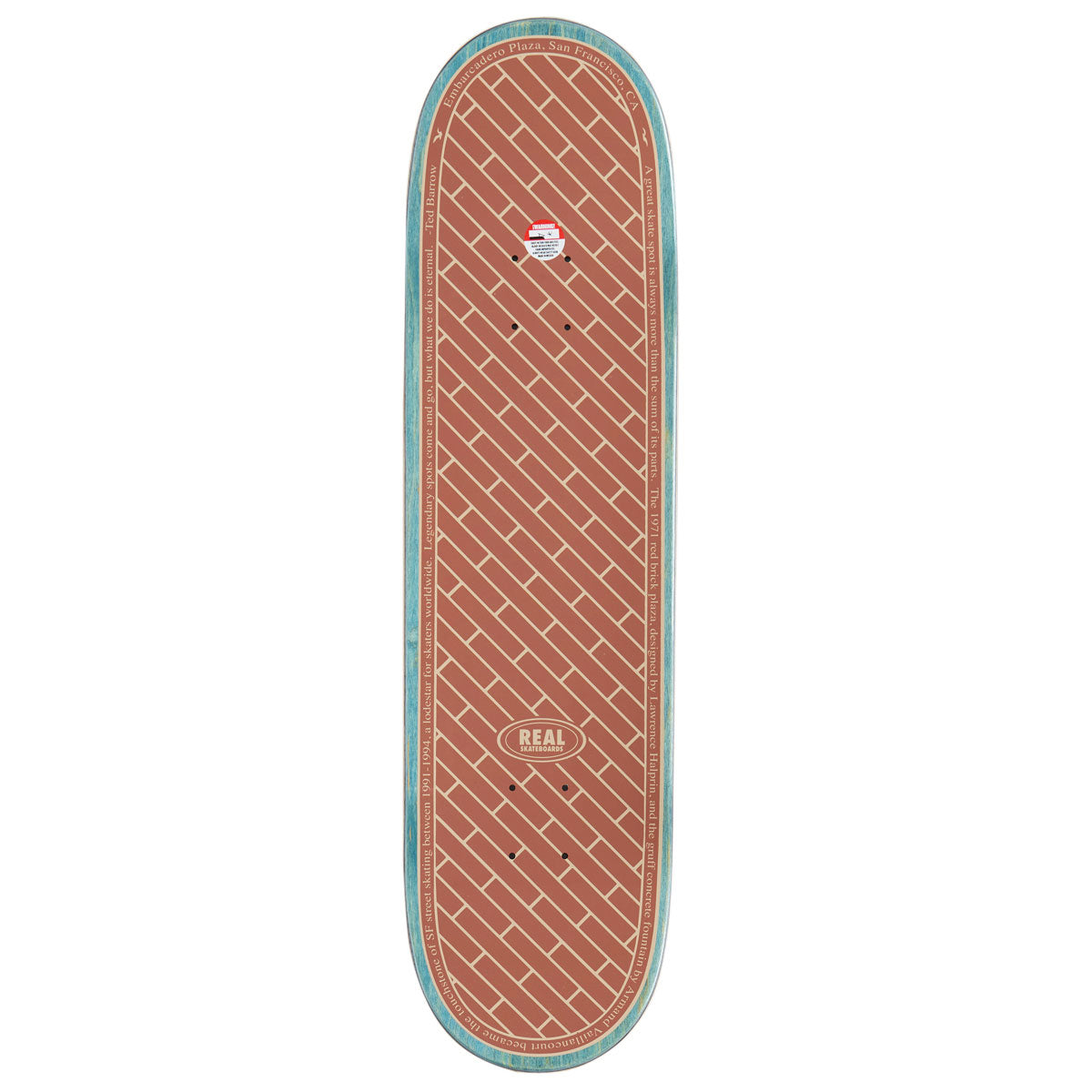 Real EMB Team Skateboard Complete - White - 8.50"