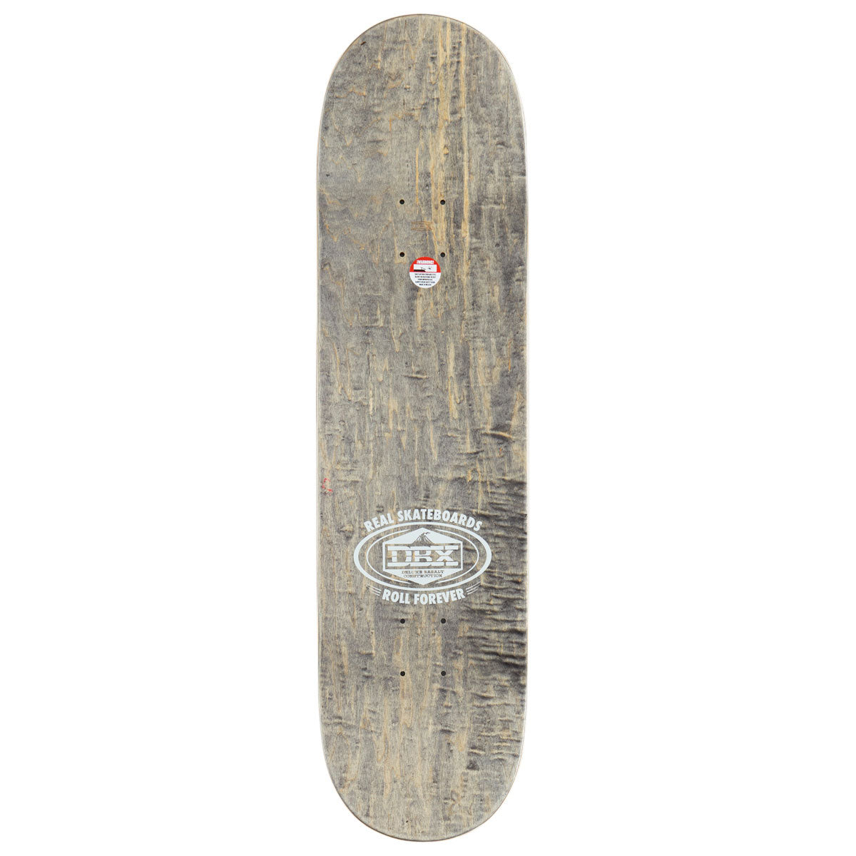 Real DBX Oval Team Skateboard Deck - Yellow - 8.38"