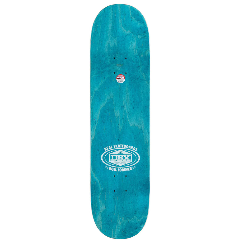 Real DBX Oval Team Skateboard Deck - Green - 8.50"