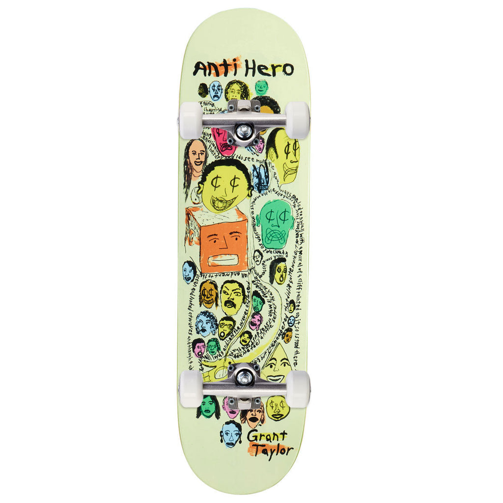 Anti-Hero Grant Expressions Skateboard Complete - Beige - 8.50"