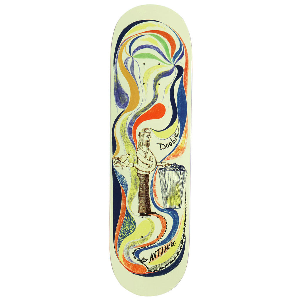 Anti-Hero Doobie Expressions Skateboard Deck - Cream - 8.75"
