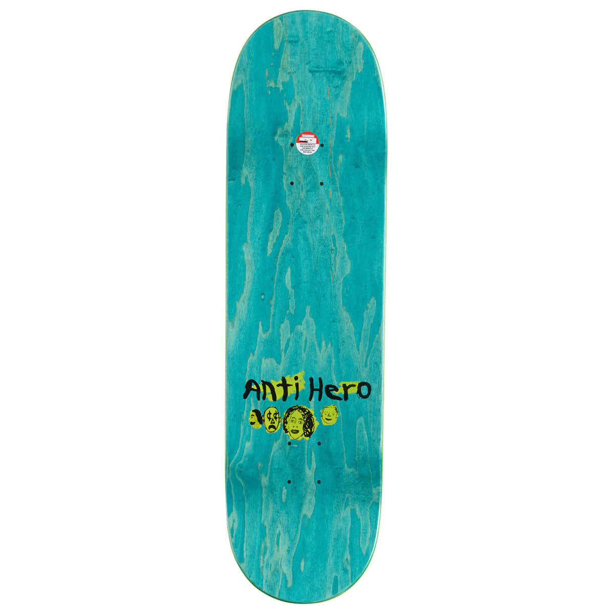 Anti-Hero Doobie Expressions Skateboard Deck - Cream - 8.75"