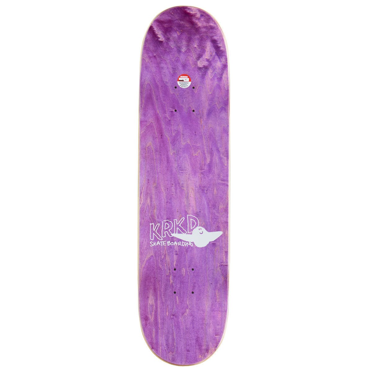 Krooked Kamo Wheel Wells Skateboard Deck - Black - 8.25"