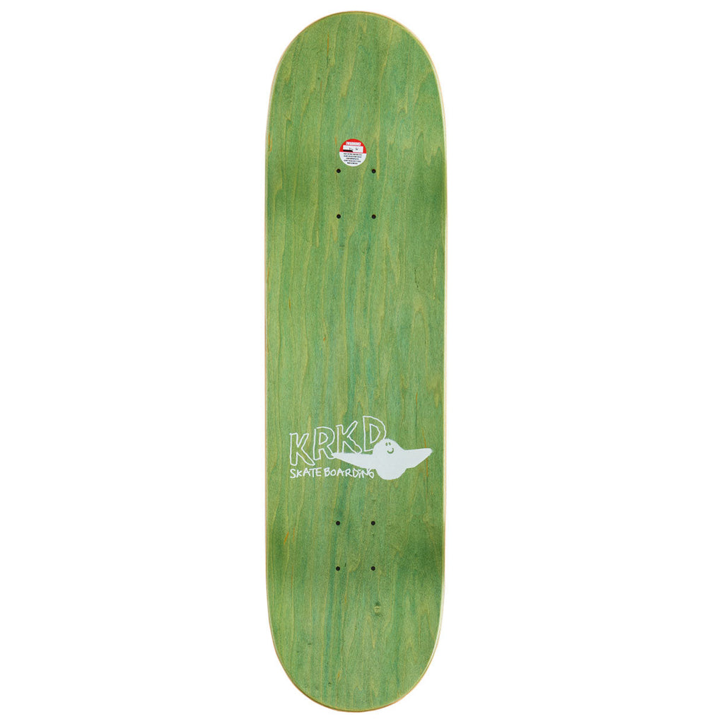 Krooked Kamo Wheel Wells Skateboard Complete - White - 8.50"