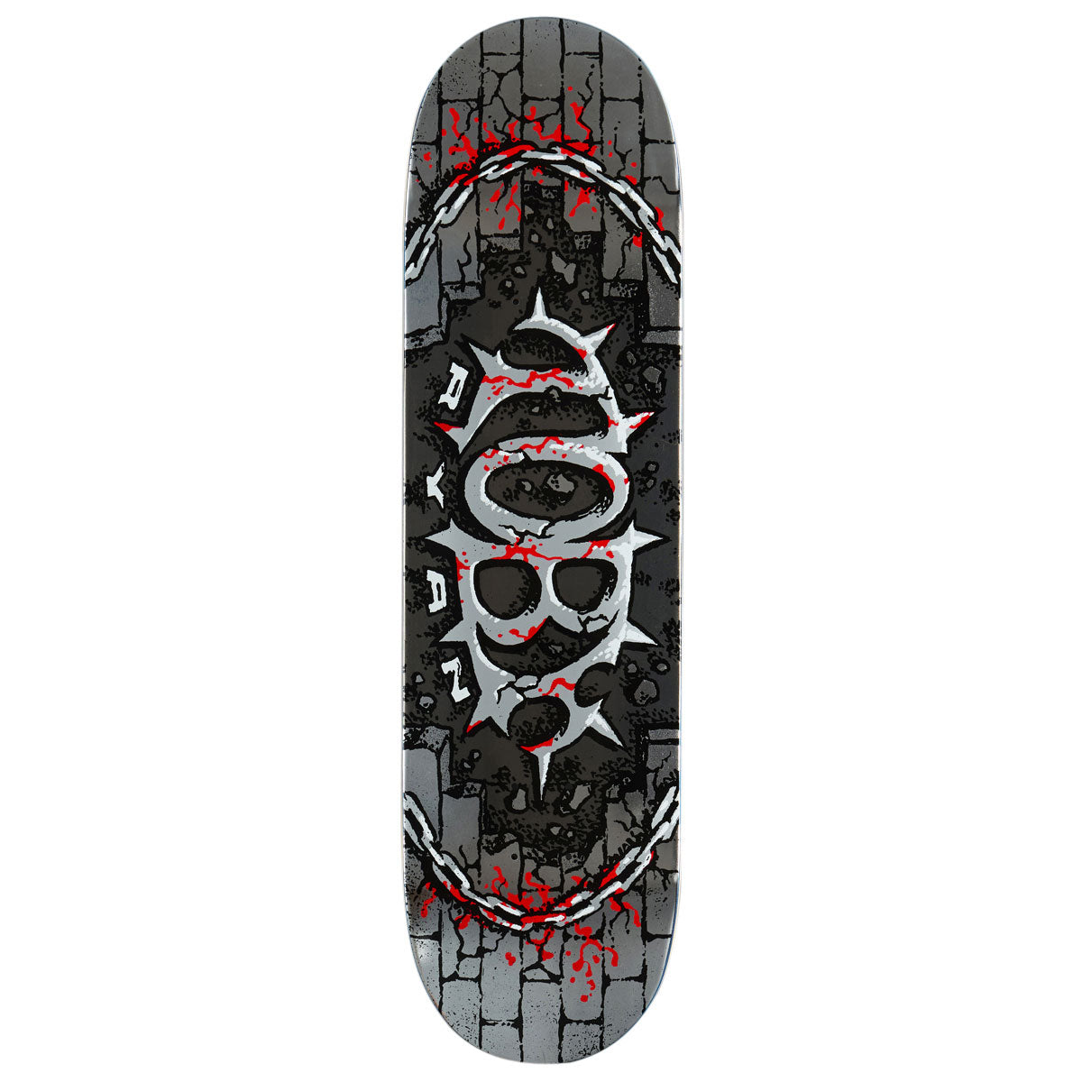 Real Toby Ryan Oval Skateboard Deck - Silver - 8.38"