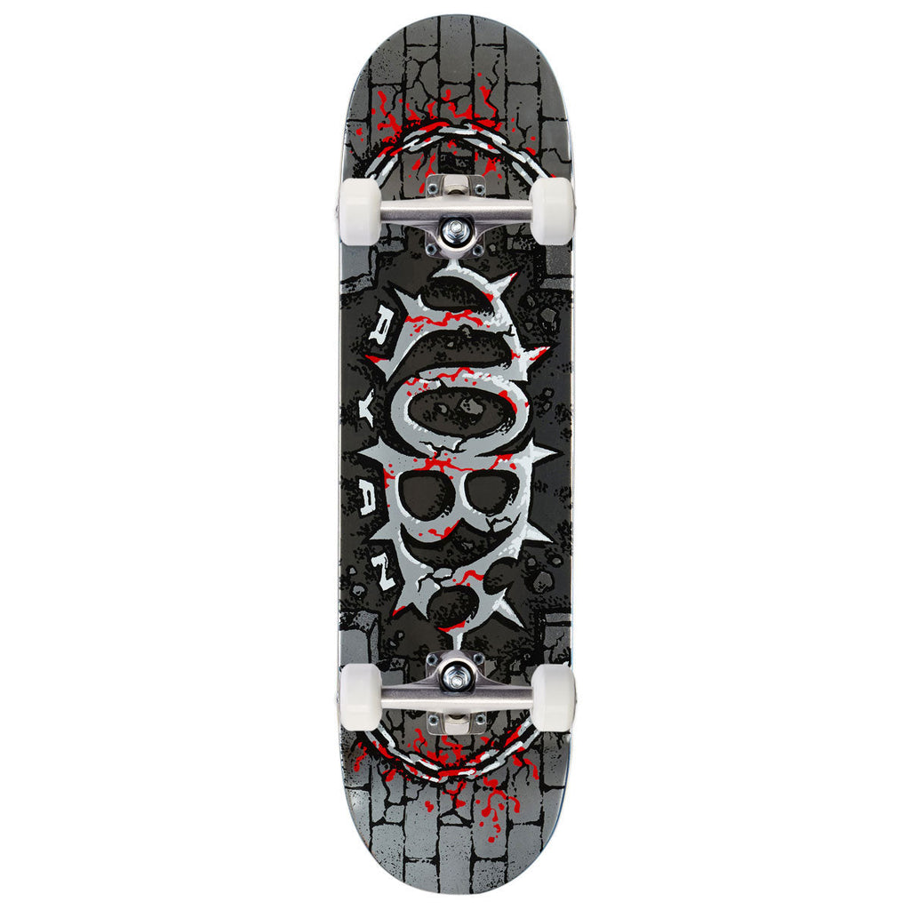 Real Toby Ryan Oval Skateboard Complete - Silver - 8.38"