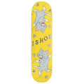 Real Ishod Kitten Scratch Twin Tail Skateboard Deck - Yellow - 8.00"