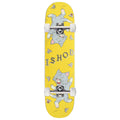 Real Ishod Kitten Scratch Twin Tail Skateboard Complete - Yellow - 8.00"