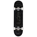 Real Team Barbed Wire Foil Oval Skateboard Complete - Black - 8.12"