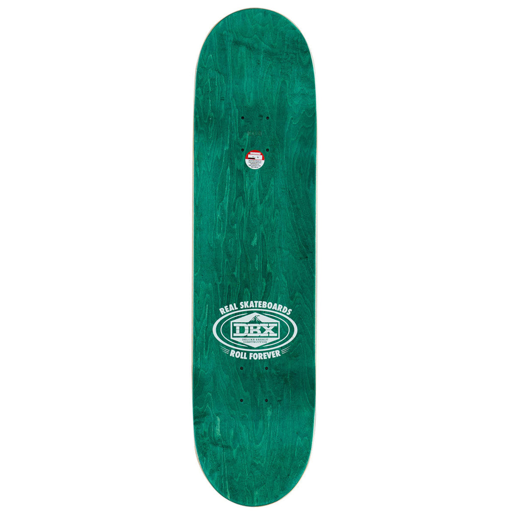 Real DBX Team Barbed Wire Foil Oval Skateboard Complete - Black - 8.12"