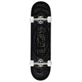 Real DBX Team Barbed Wire Foil Oval Skateboard Complete - Black - 8.12"