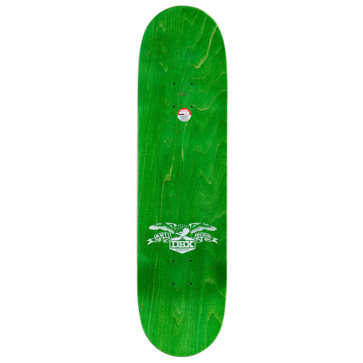 Anti-Hero Dbx Daan Roached Out 2 Skateboard Deck - Green - 8.28"