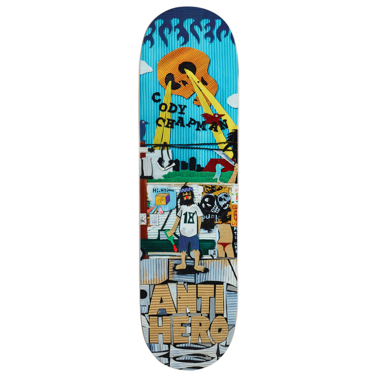 Anti-Hero Chapman Kenji Goto Skateboard Deck - 8.75"