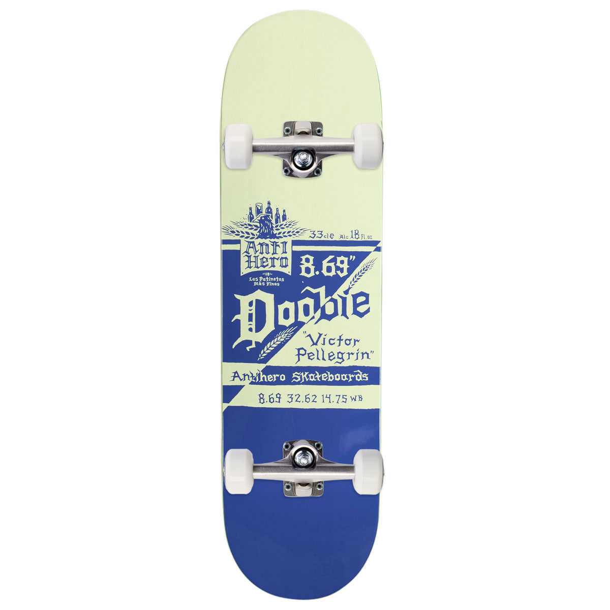 Anti-Hero Doobie Mas Frescos Skateboard Complete - 8.69"