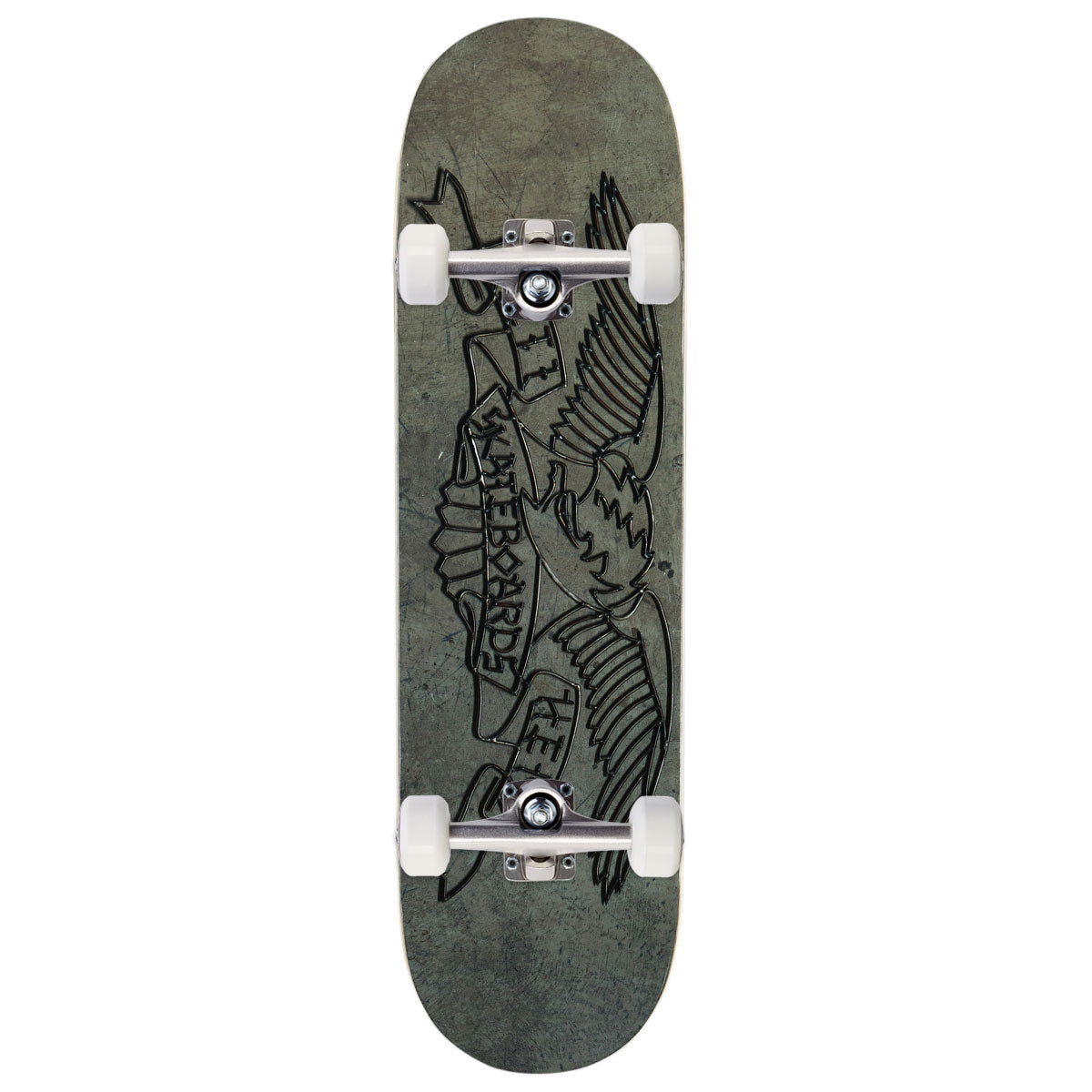 Anti-Hero Treasure Island Eagle Skateboard Complete - Grey - 8.50"