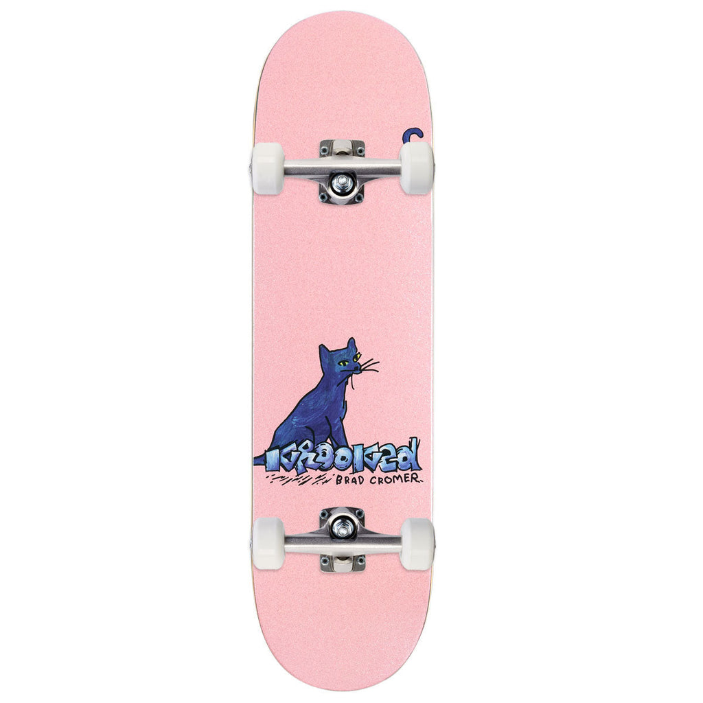 Krooked Cromer Kat Skateboard Complete - Pink - 8.38"