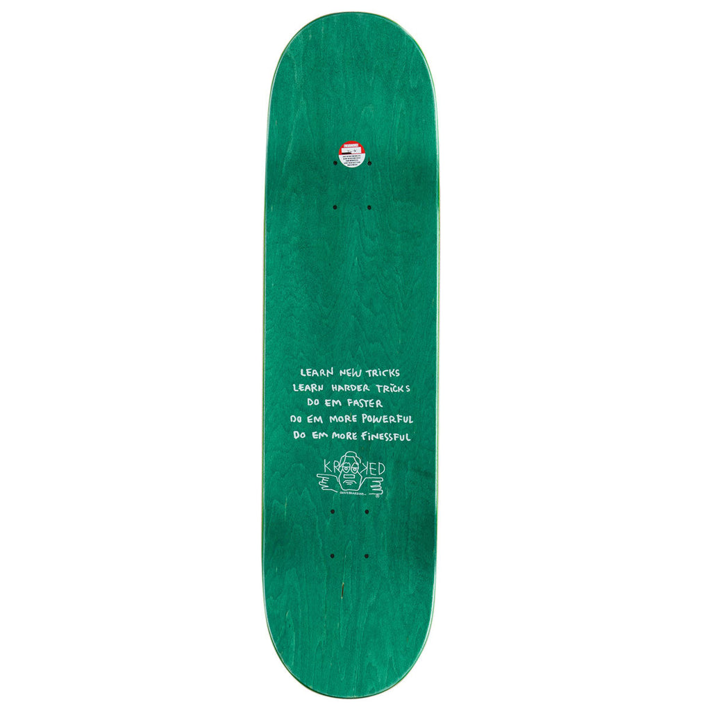 Krooked Cernicky Hot Skateboard Deck - Red - 8.25"