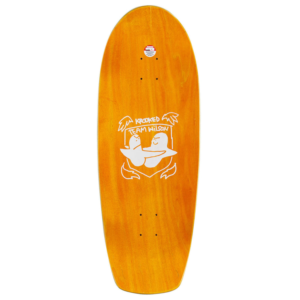 Krooked Wilson Pro Zogger Skateboard Complete - Silver - 10.75"