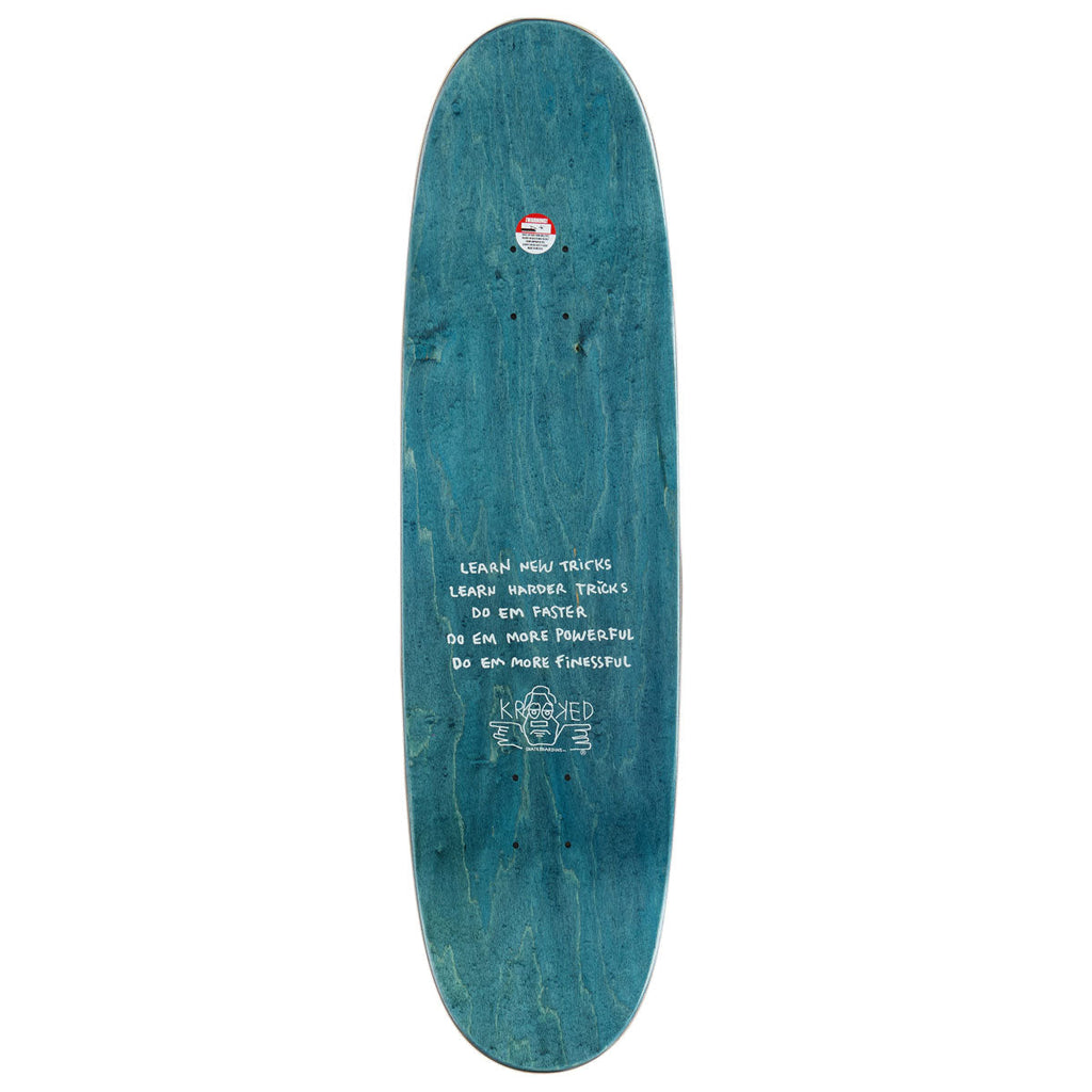 Krooked Team A-Hole Re-Issue Twin Nose Skateboard Complete - 8.75"