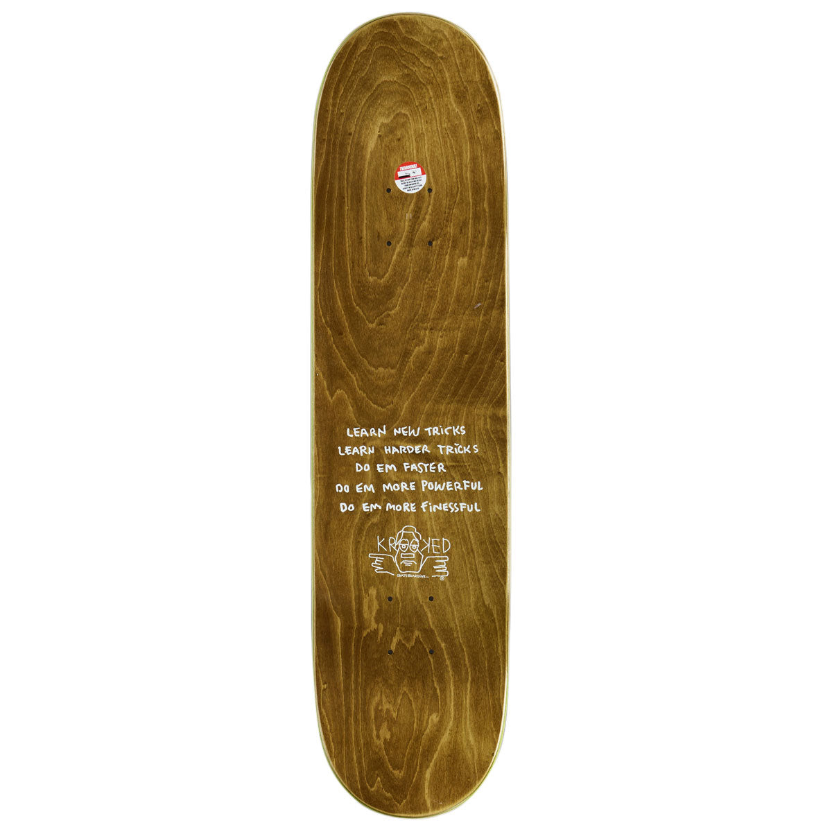 Krooked Team Eyes Skateboard Deck - Light Blue - 7.75"