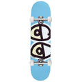 Krooked Team Eyes Skateboard Complete - Light Blue - 7.75"