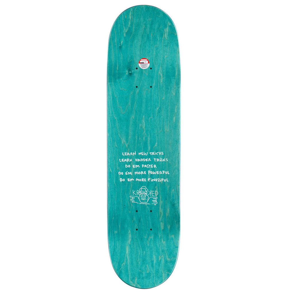 Krooked Team Eyes Skateboard Complete - Black - 8.50"