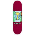 Krooked Easy Rider Moonsmile Skateboard Deck - Maroon - 8.25"
