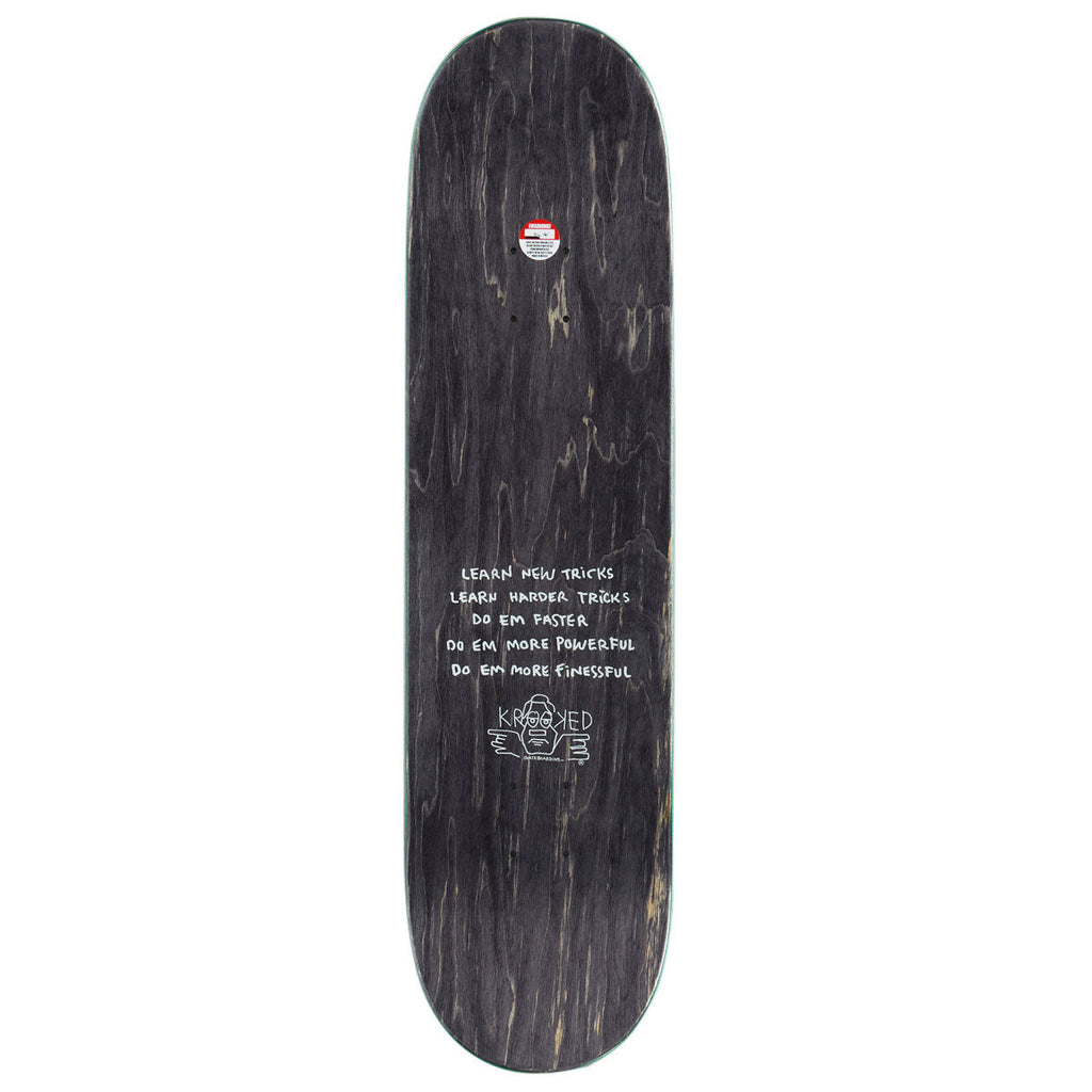 Krooked Easy Rider Moonsmile Skateboard Complete - Maroon - 8.25"
