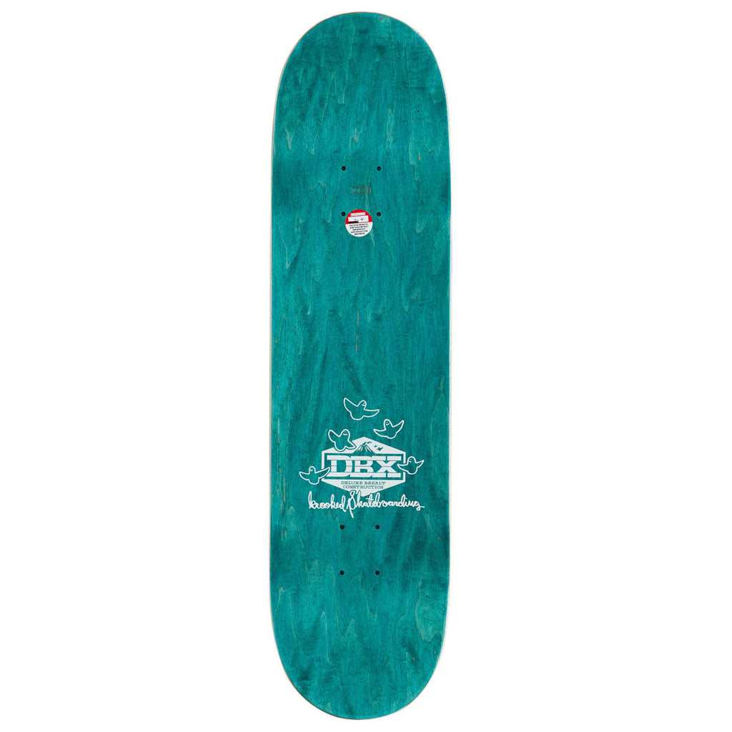 Krooked DBX Team Mermaid Skateboard Deck - Black - 8.25"