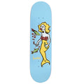 Krooked DBX Team Mermaid Skateboard Deck - Light Blue - 8.38"