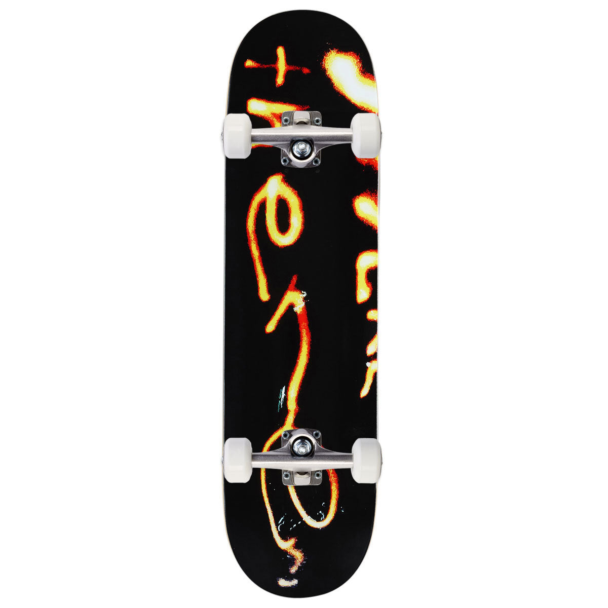 There Team Burning Skateboard Complete - Black - 8.25"