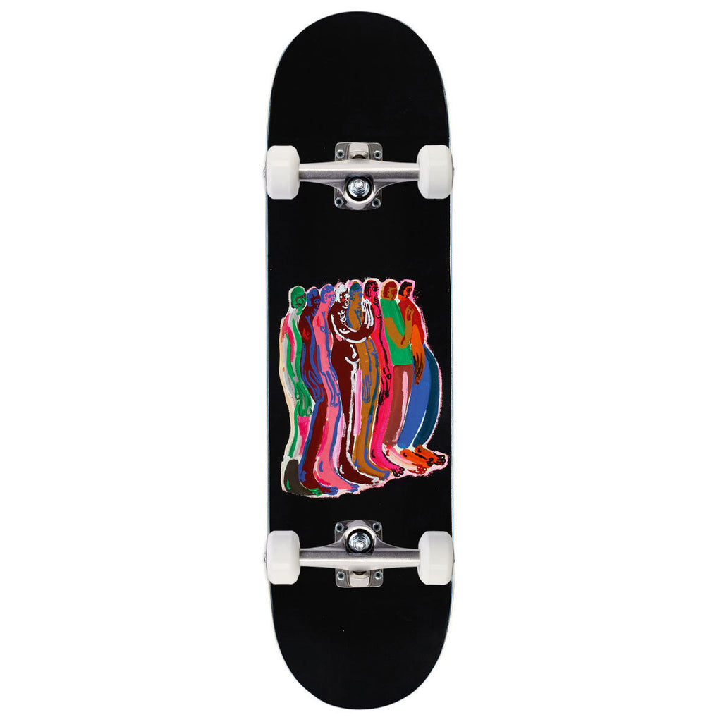 There Team Free In The Night Skateboard Complete - Black - 8.38"
