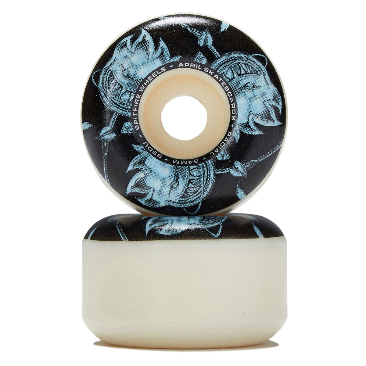 Spitfire x April F4 99d Bighead Rose Radial Skateboard Wheels - Natural - 54mm