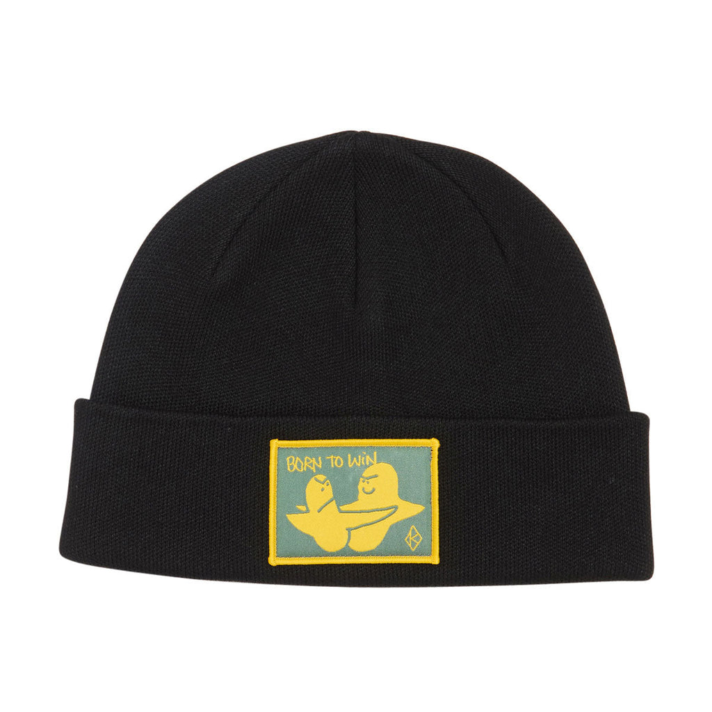 Krooked Born To Win Cuff Beanie - Black