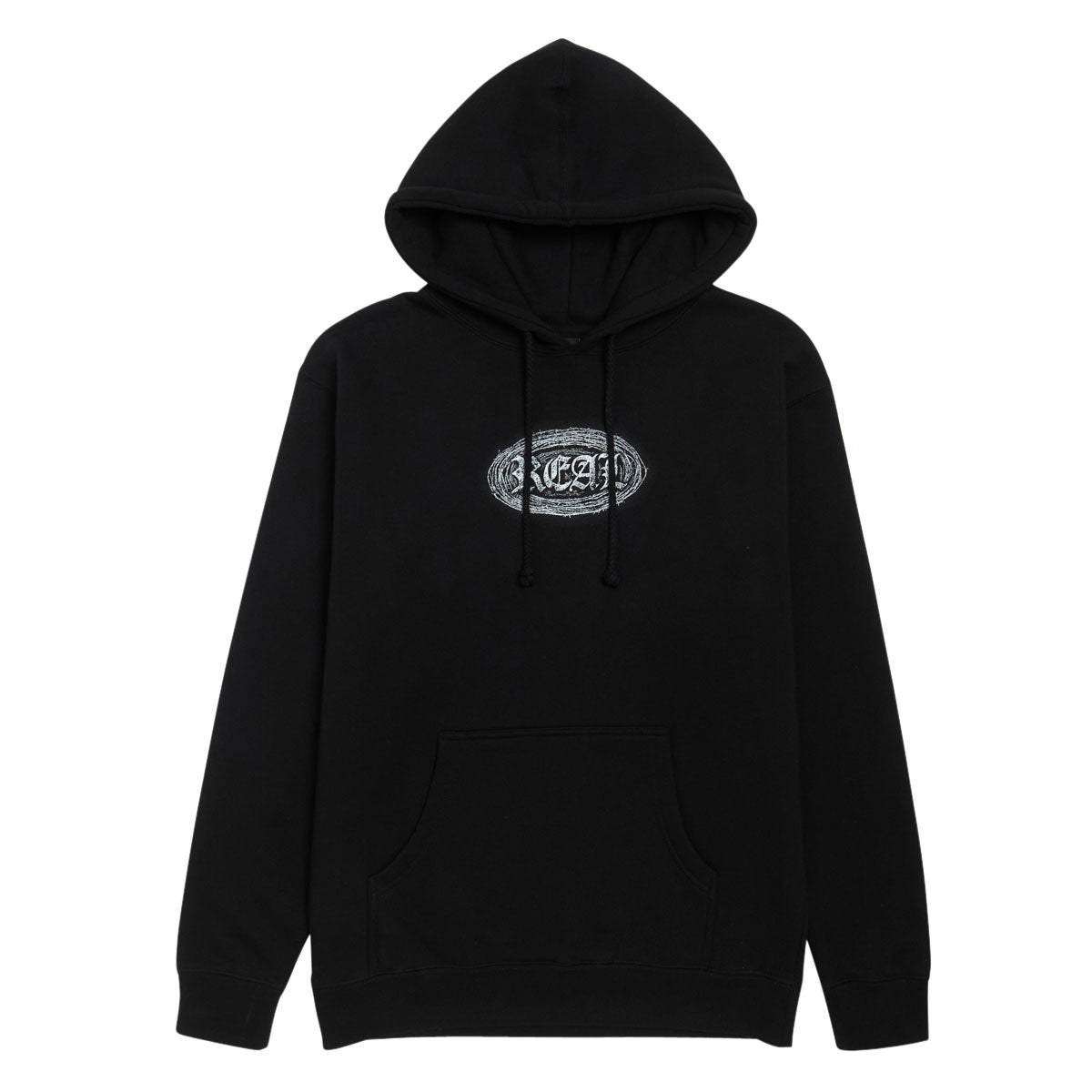 Real Barbed Oval Hoodie - Black