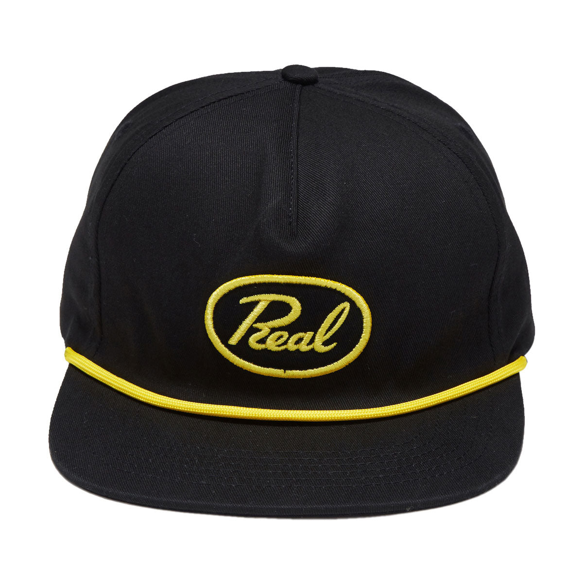 Real Scripted Hat - Black/Yellow