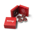 Chocolate ABEC 5 Bearings - Red