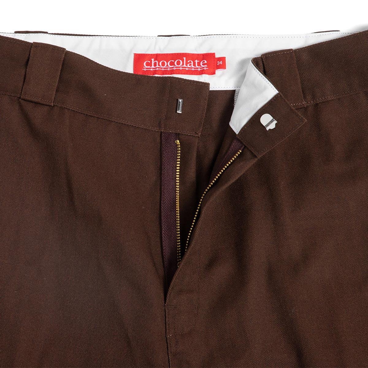 Chocolate Work Chino Pants - Cocoa