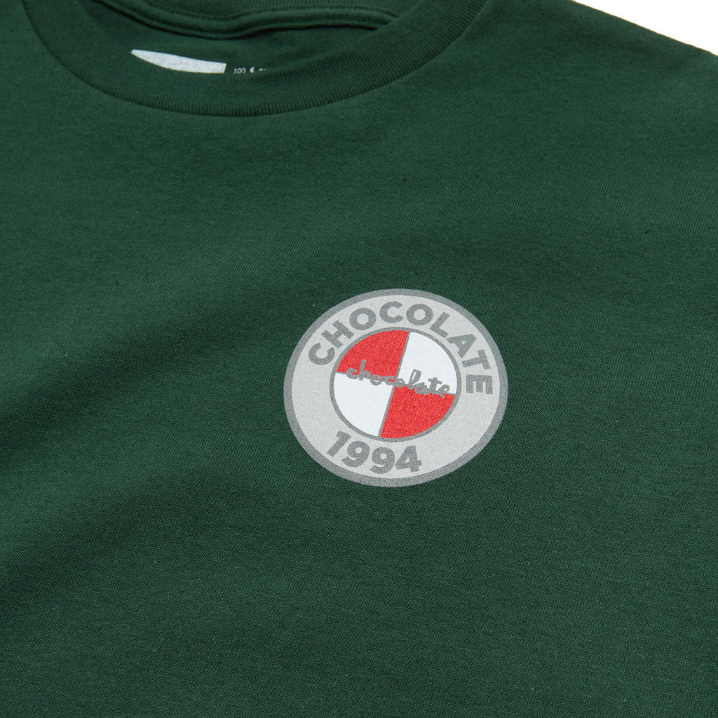 Chocolate SJ Beamer T-Shirt - Hunter Green