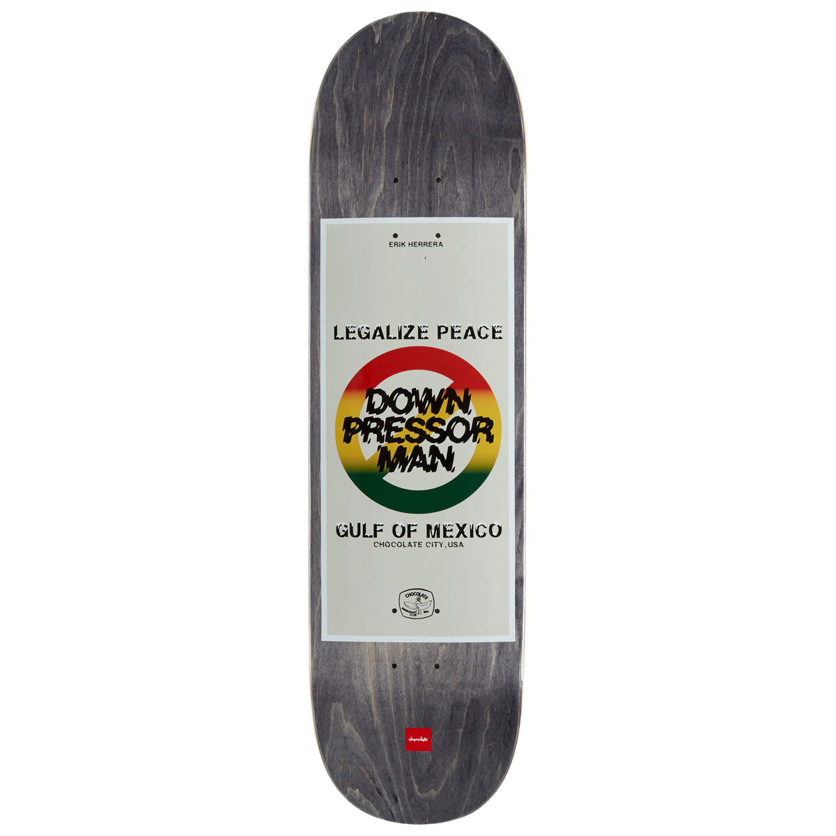 Chocolate Herrera Know Your Rights Skateboard Deck - 8.375"
