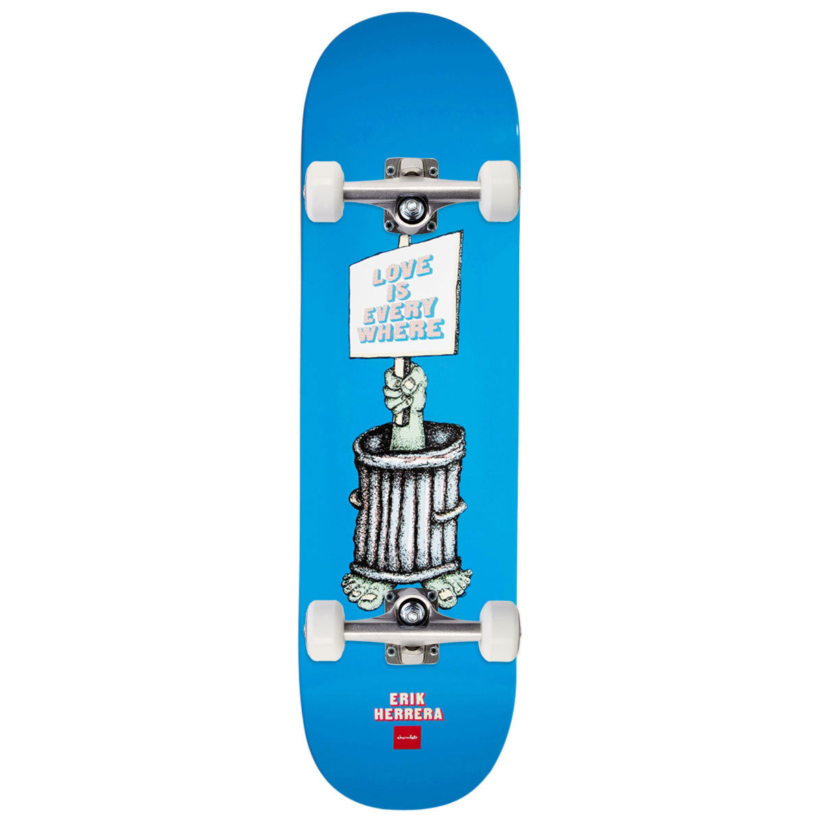 Chocolate Herrera World Is Yours Skateboard Complete - 8.375"