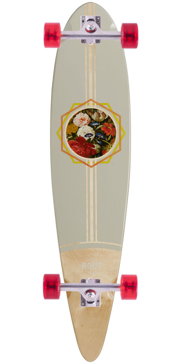 Rout Floral Pintail Longboard Complete