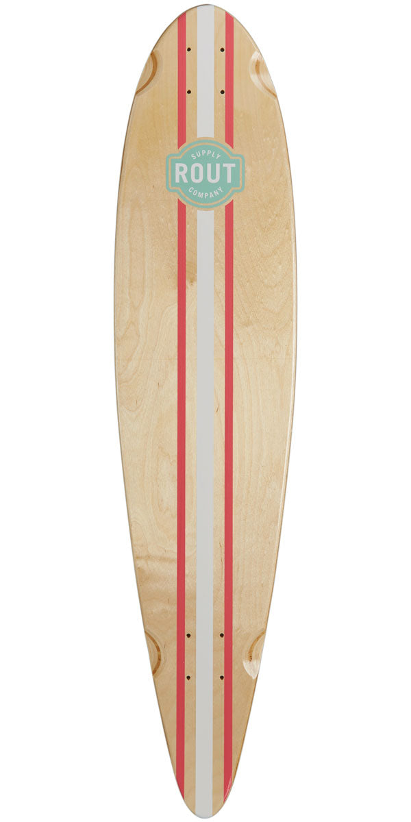 Rout Pinstripe Pintail Longboard Deck